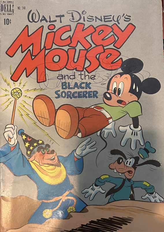 Walt Disney Autographed Rare Comic Book