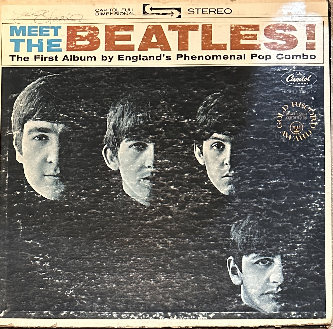 George Harrison Autographed Album 