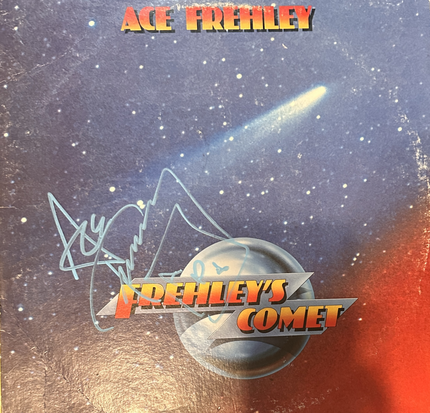 Ace Frehley Autographed ALBUM 