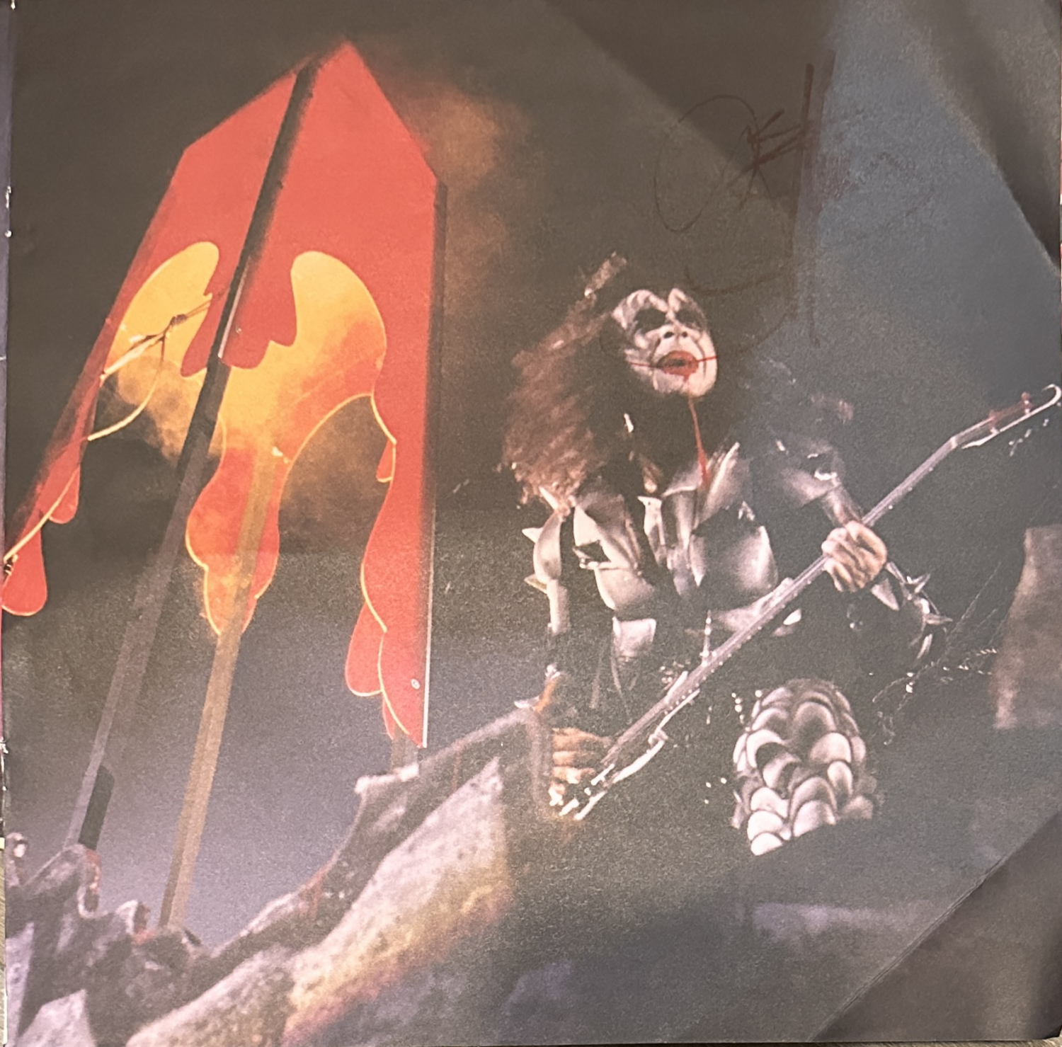 Gene Simmons Autographed ALBUM Insert