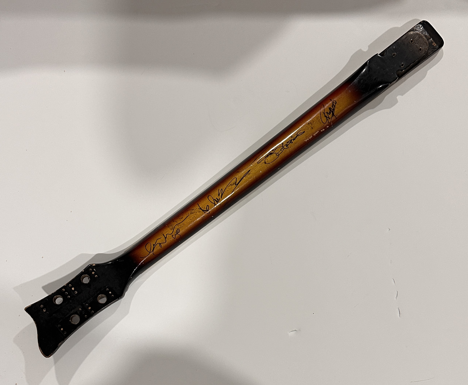The Beatles Autographed Hofner Bass Neck 