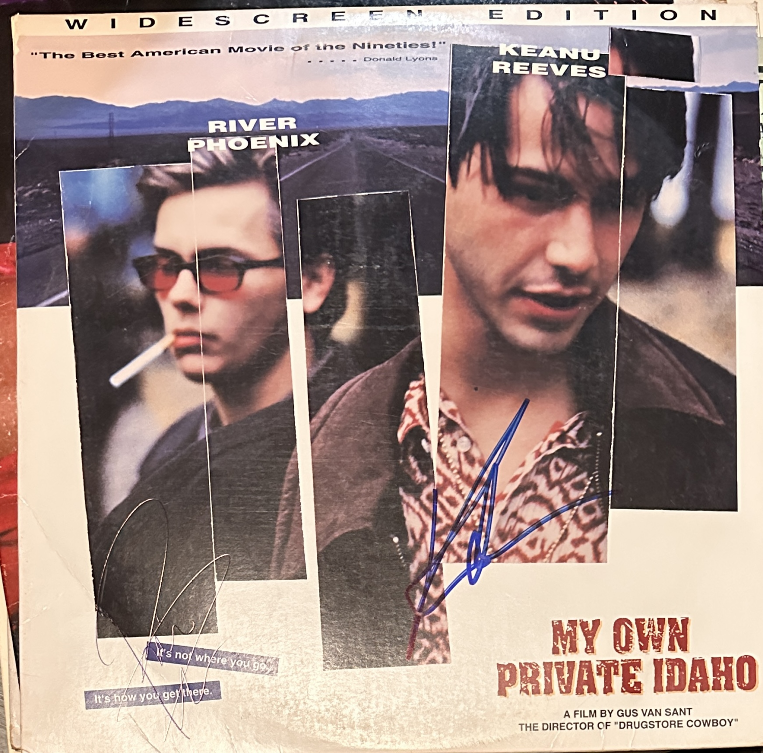 Keanu Reeves River Phoenix Autographed ALBUM 