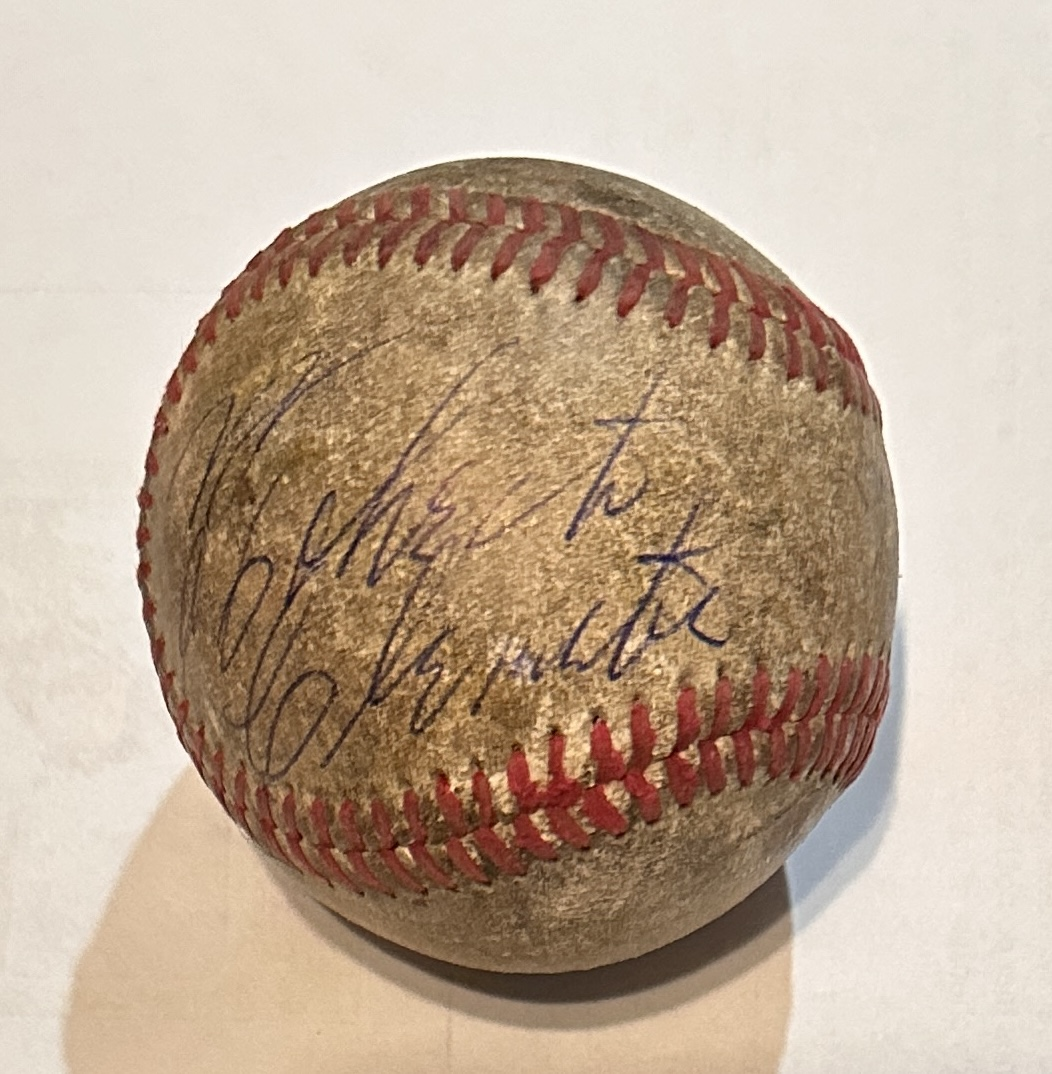 Roberto Clemente Autographed Baseball w/COA