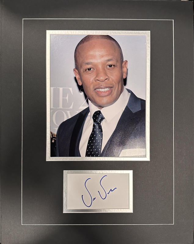 Dr.Dre Autographed Display
