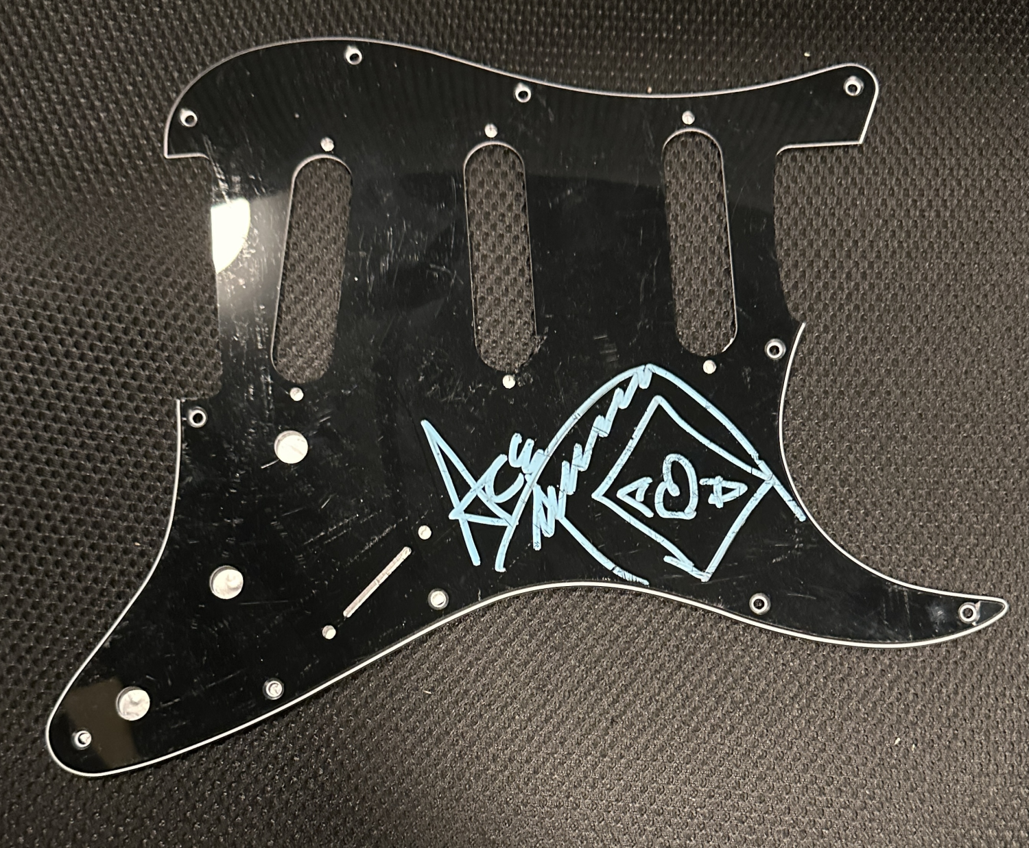 ACE FREHLEY Autographed Pickguard