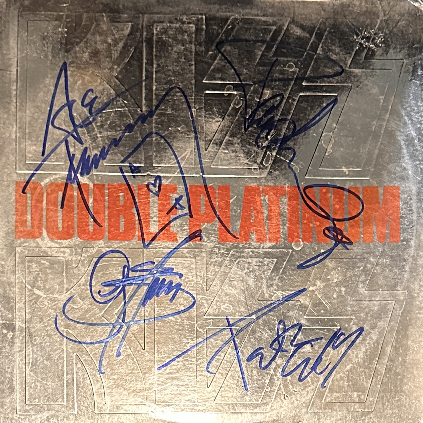 Kiss Autographed ALBUM All 4 OG MEMBERS!