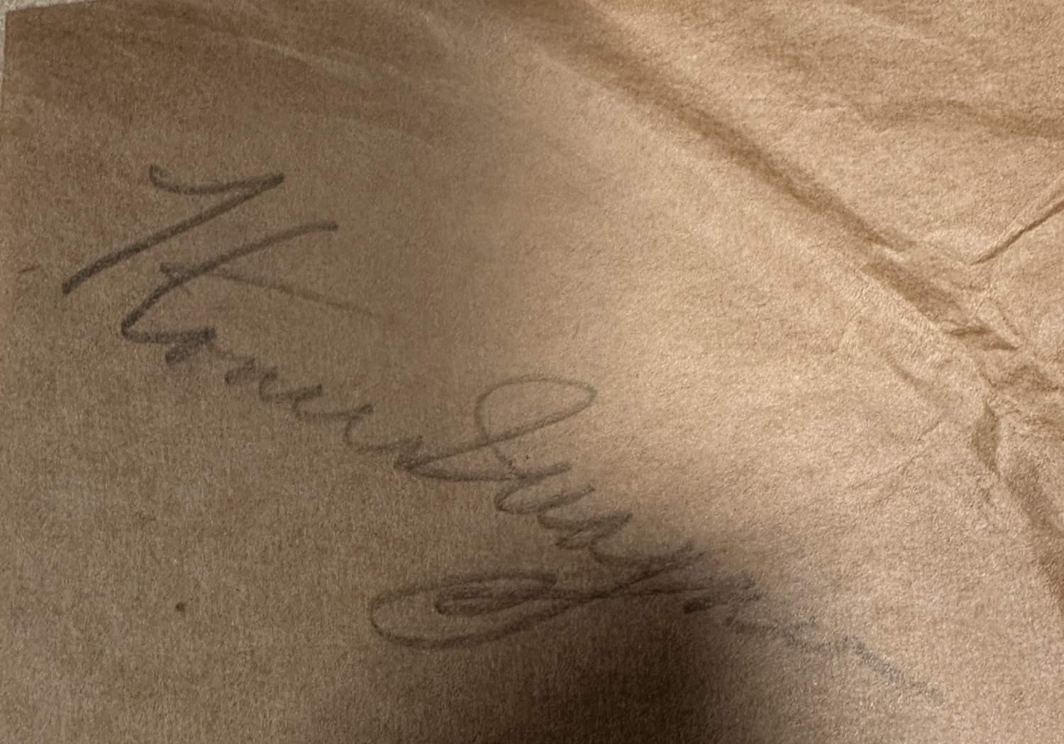 Honus Wagner Autographed PAGE 