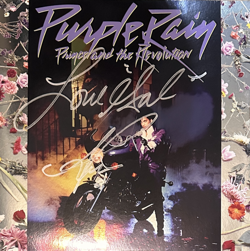 Prince Purple Rain Autographed Album 