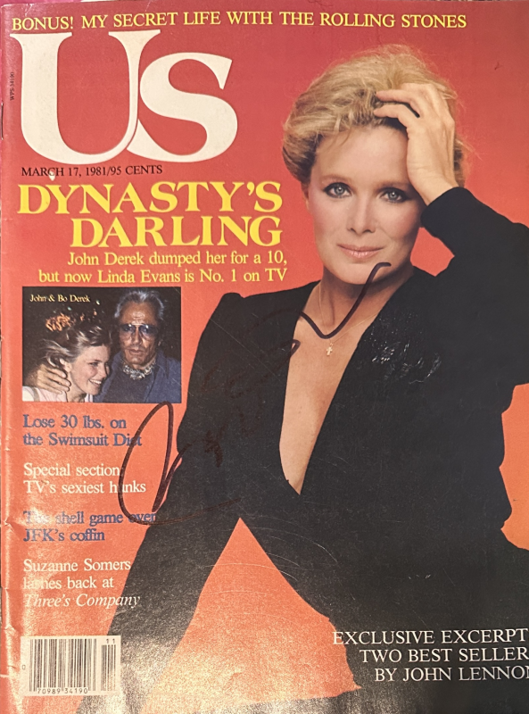 Bo Derek Autographed Magazine