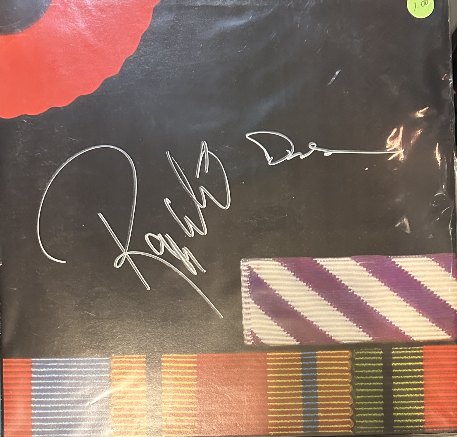 Roger Waters David Gilmour Autographed ALBUM 