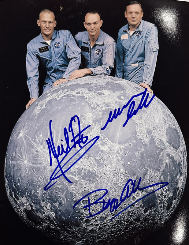 Apollo 11 Autographed 8X10