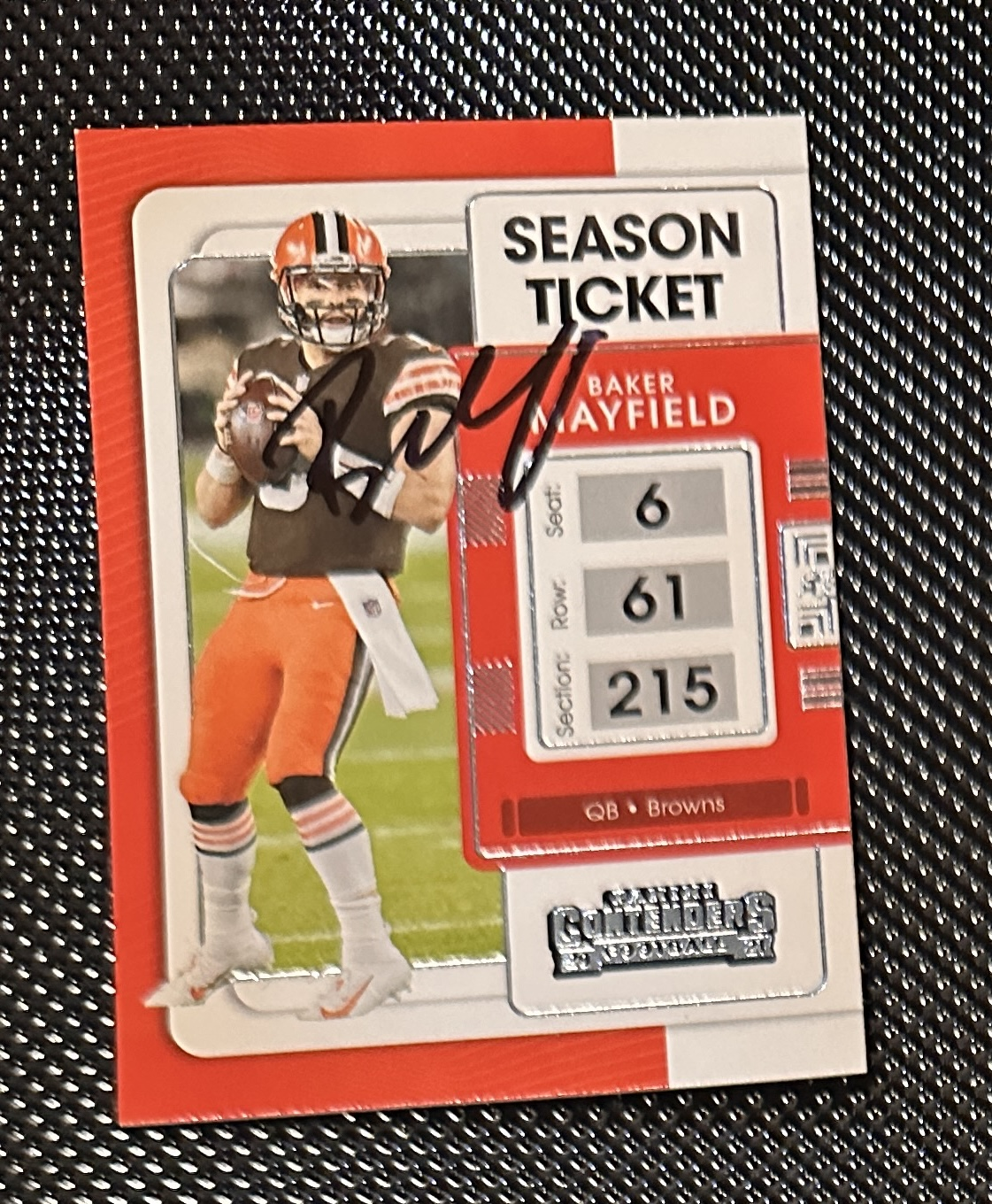 Baker Mayfield Autographed Card 