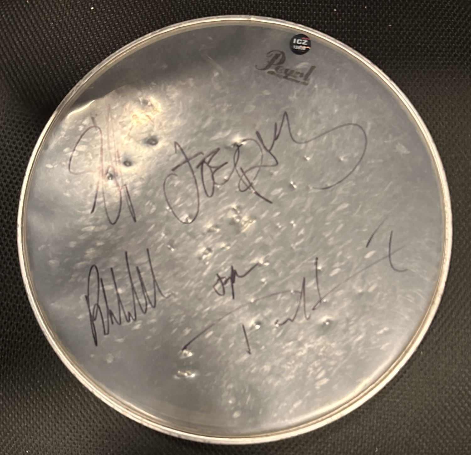 Aerosmith Autographed Drumhead