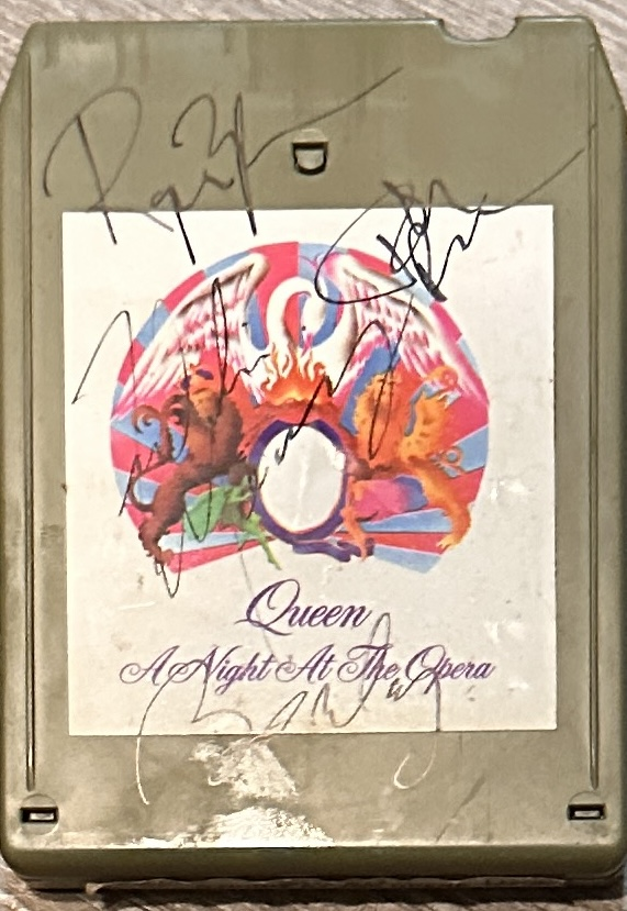 Queen Autographed 8TRACK ALL 4