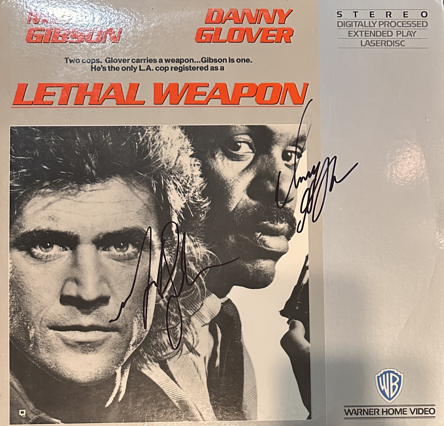 Mel Gibson Danny Glover Autographed ALBUM 