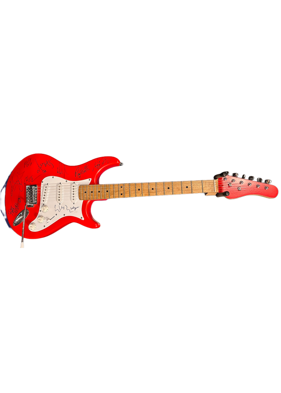Bruce Springsteen and the E Street Band Autographed Guitar 