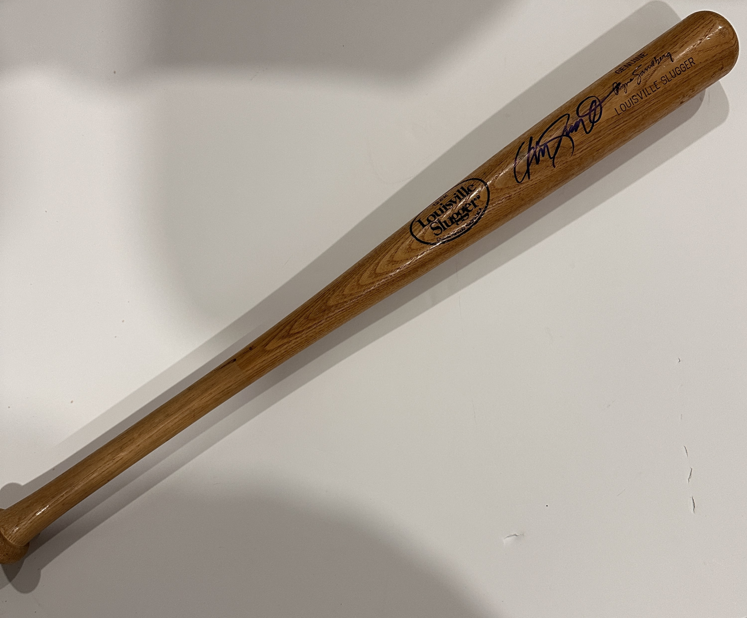 Ryne Sandberg Autographed Baseball Bat