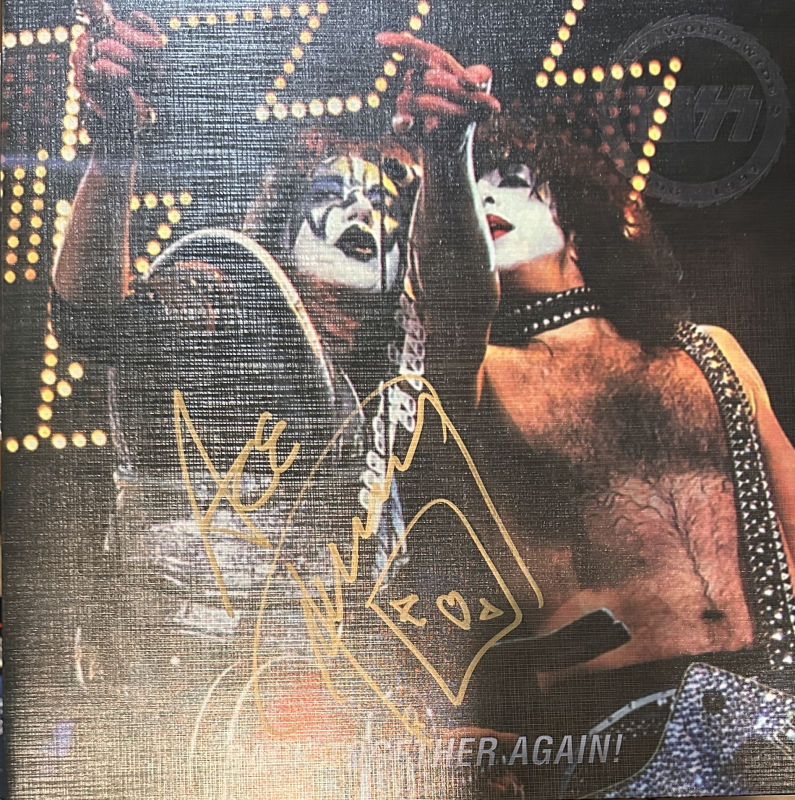 Ace Frehley Autographed ALBUM 