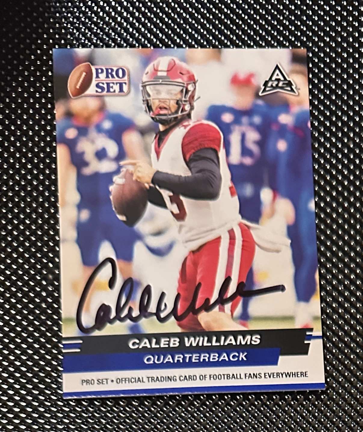 Caleb Williams Autographed Card 