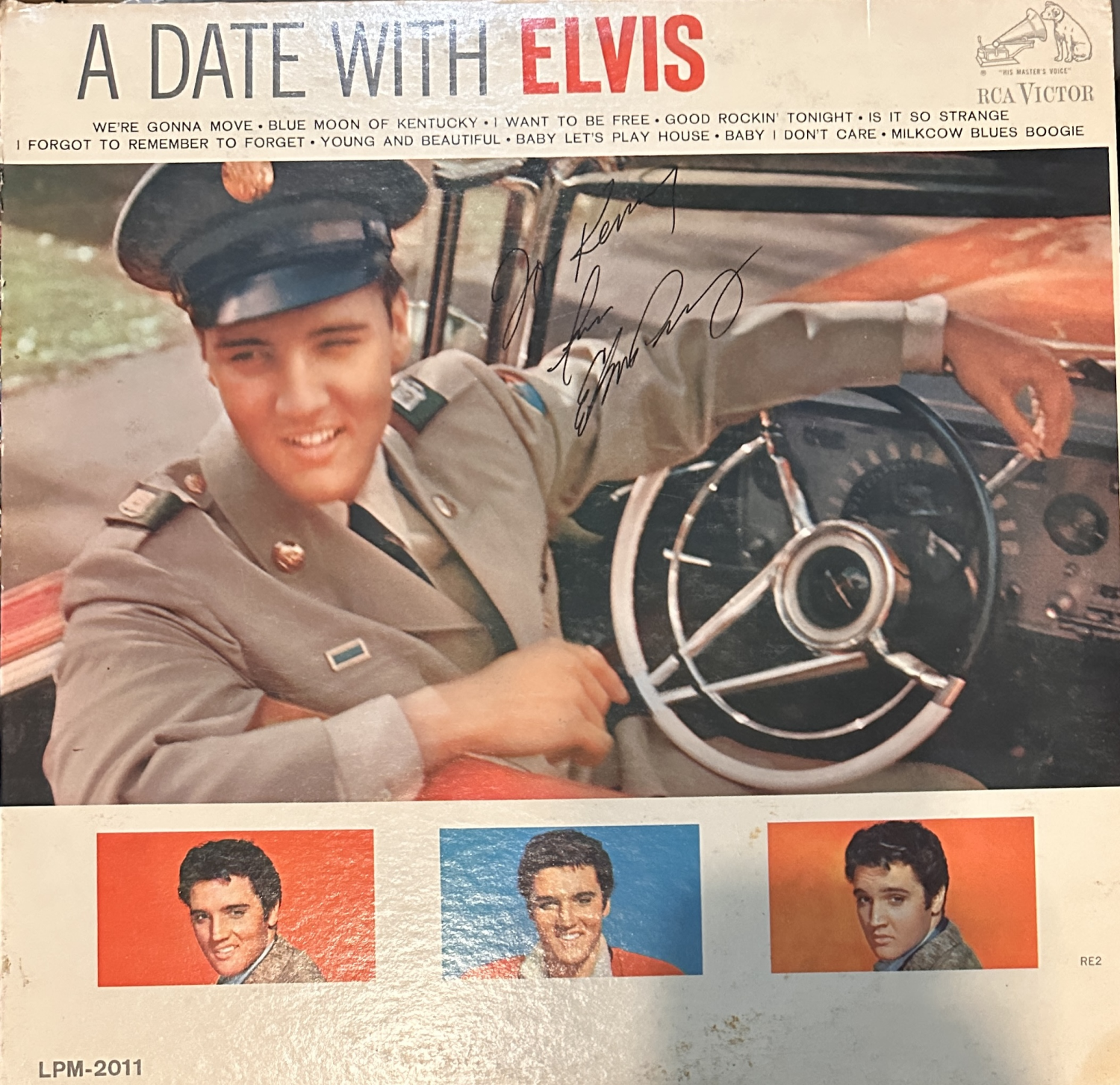 Elvis Presley Autographed Album 