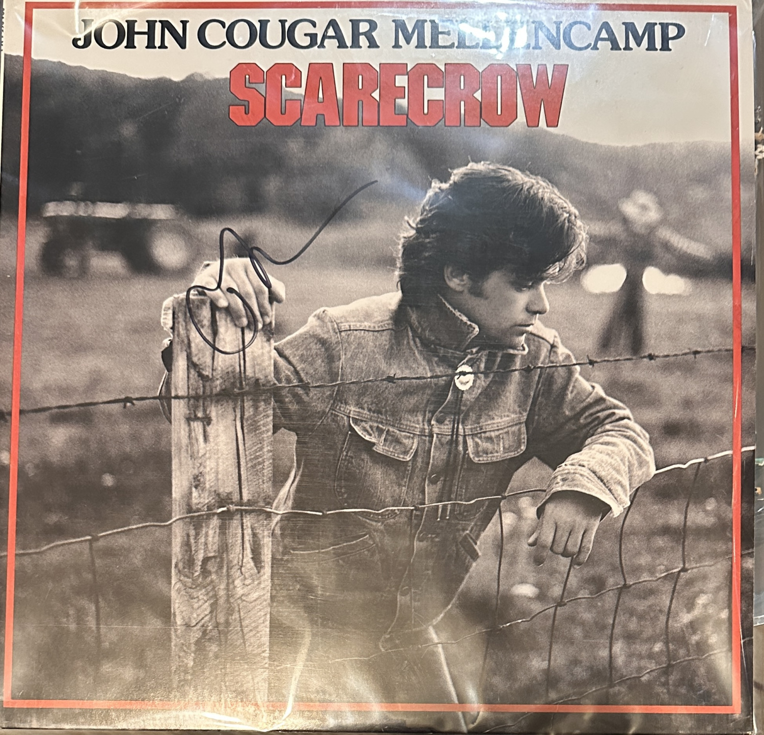 John Cougar Mellencamp Autographed Album 