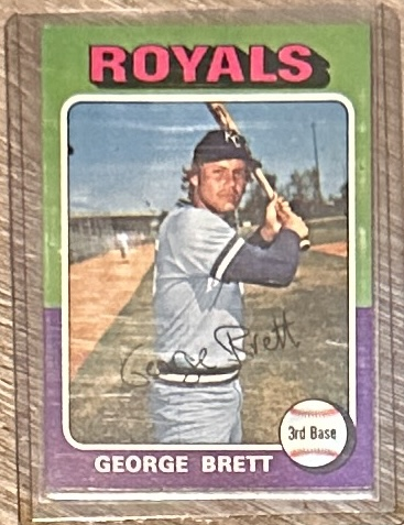 1975 Topps George Brett Rookie Card GREAT SHAPE!