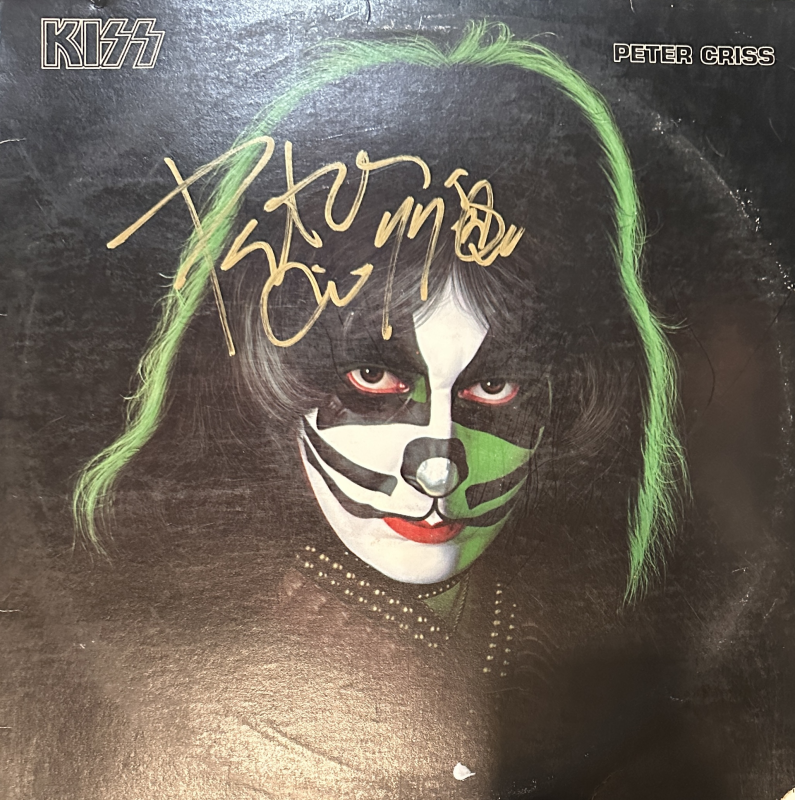 Peter Criss Autographed Album 