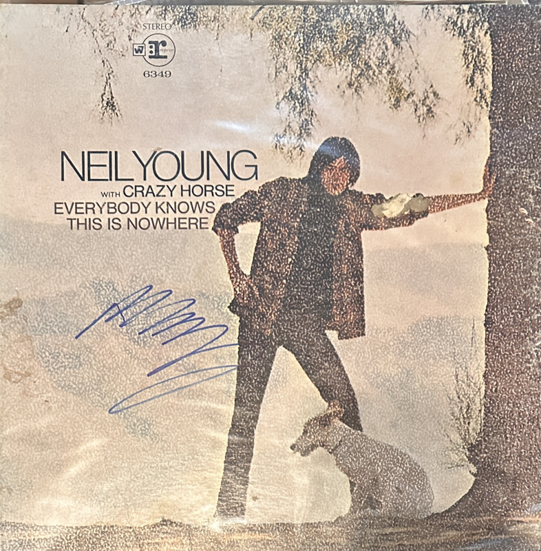 Neil Young Autographed Album 