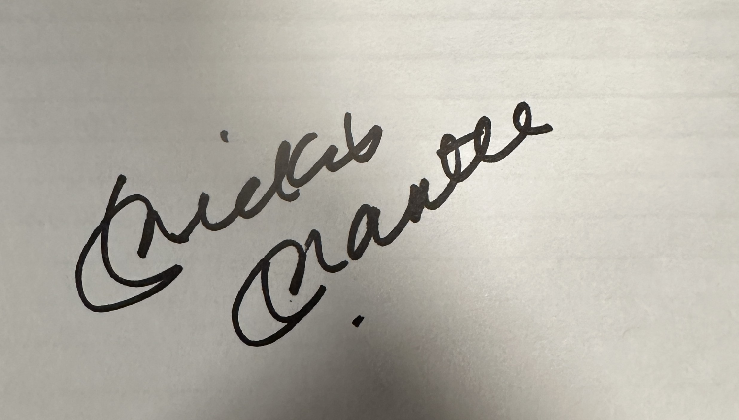 Mickey Mantle Cut Autograph