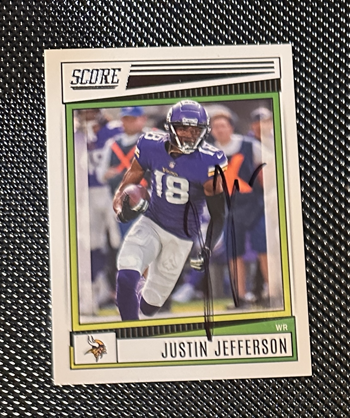 Justin Jefferson Autographed Card 