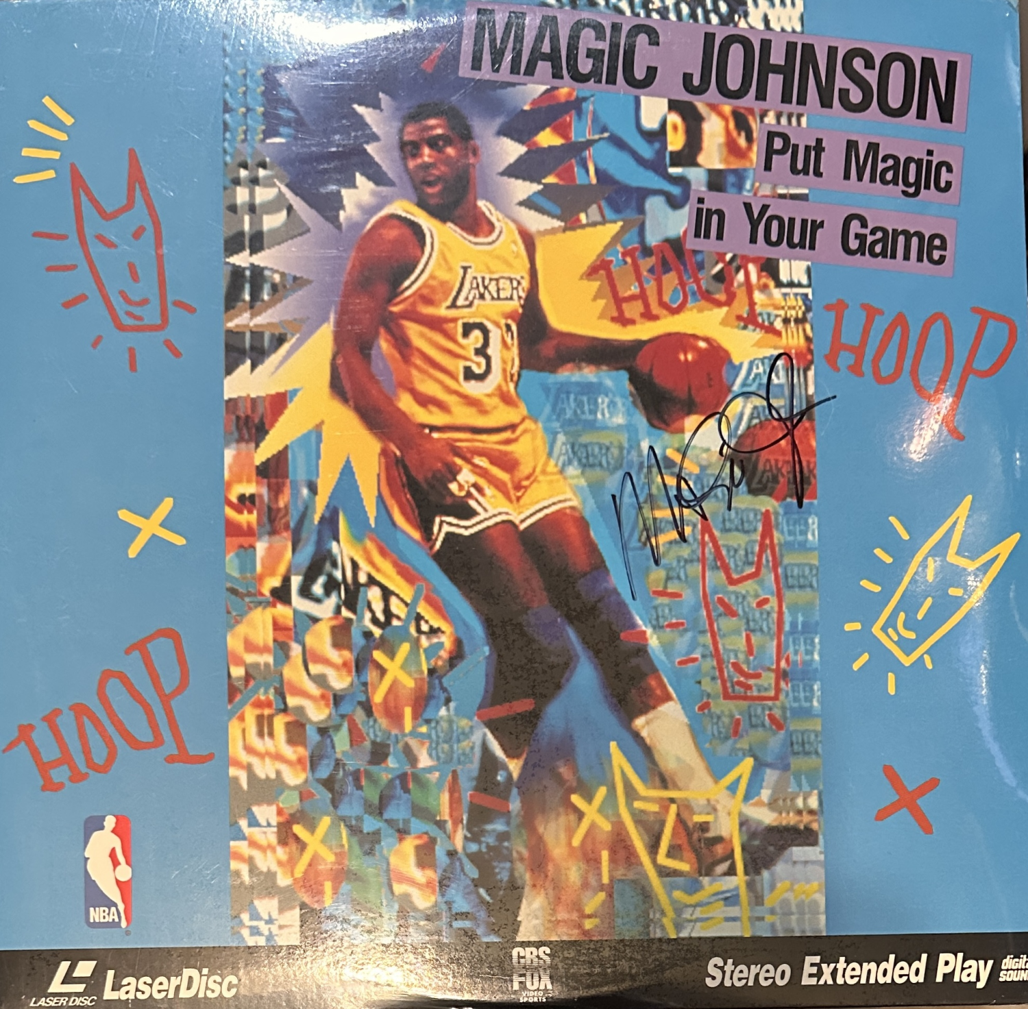 Magic Johnson Autographed Album 