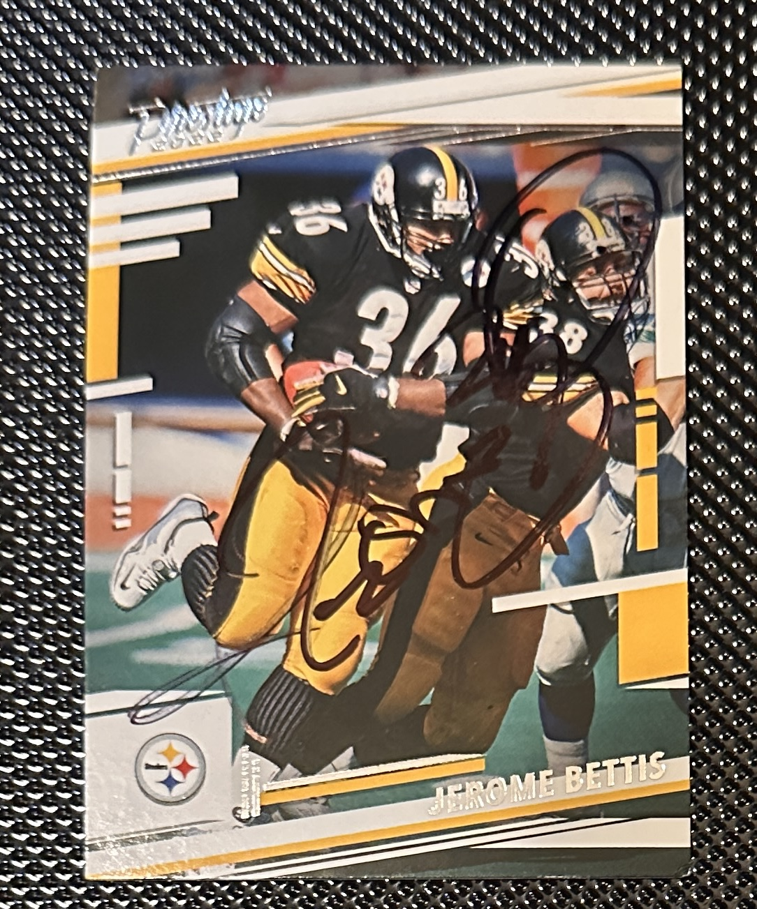 Jerome Bettis Autographed Card 