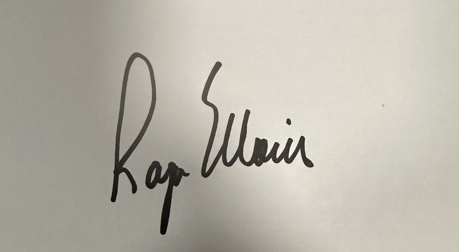 Roger Maris Autographed Page