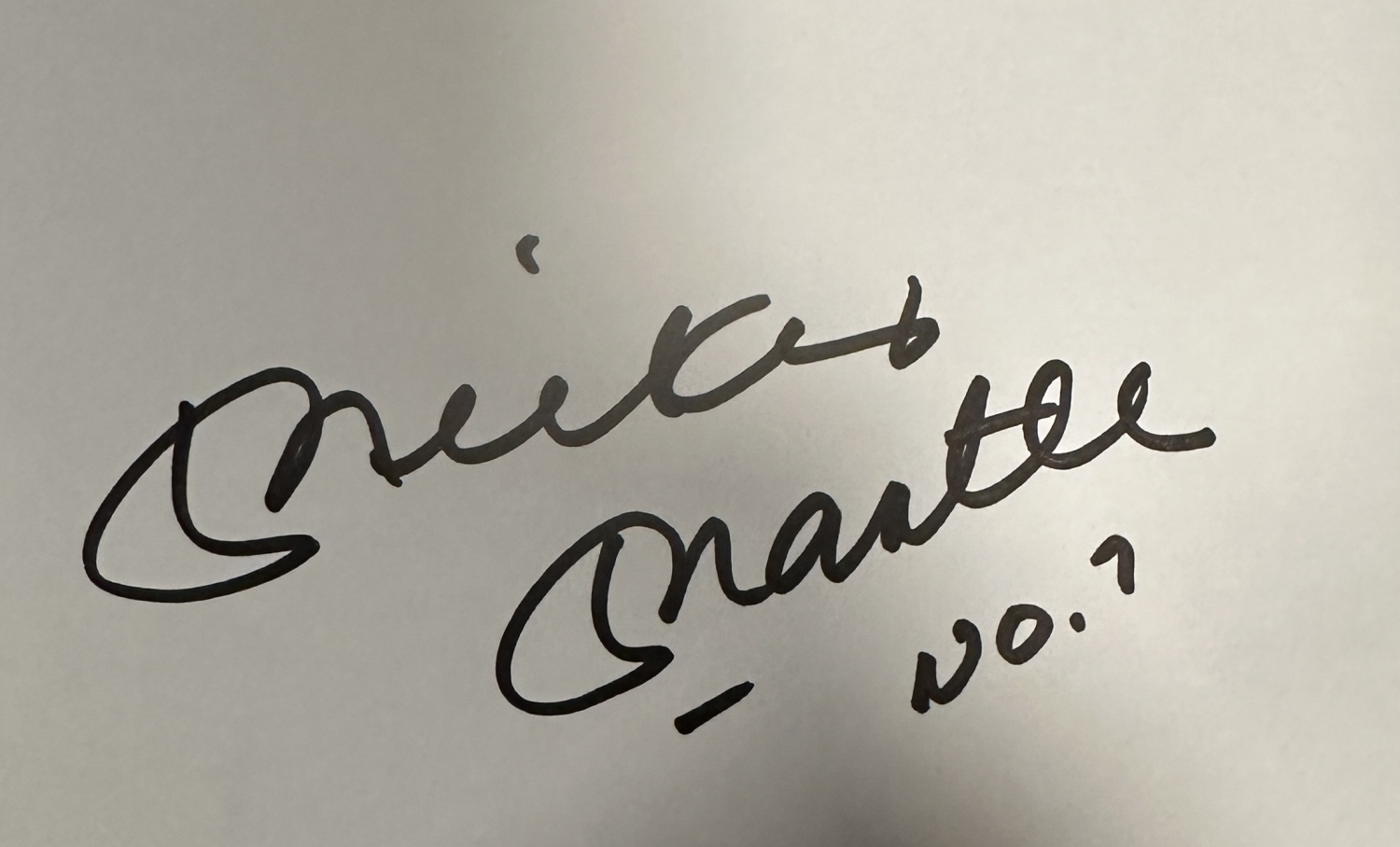 Mickey Mantle Cut Autograph