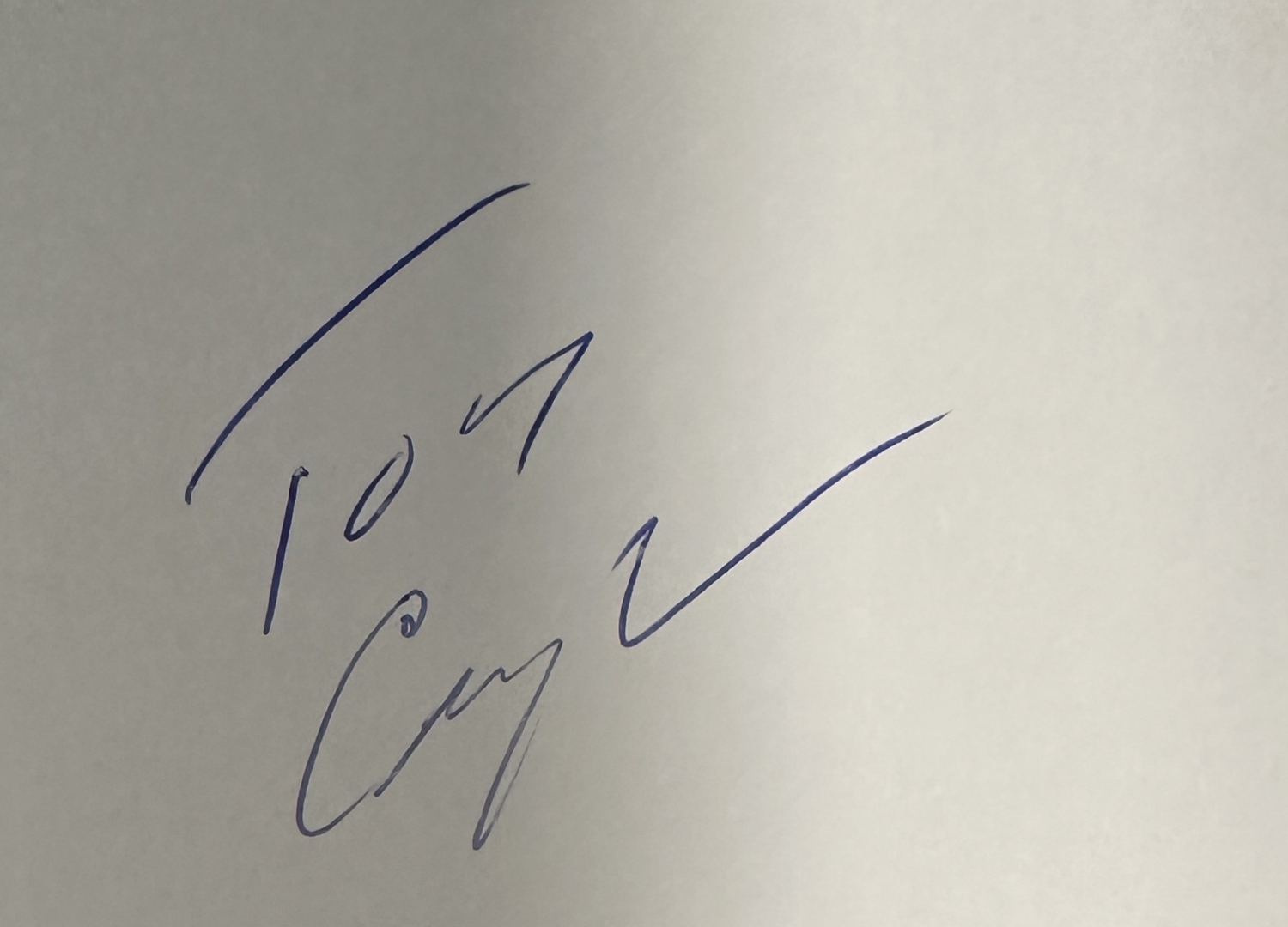 Tony Conigliaro Autographed PAGE