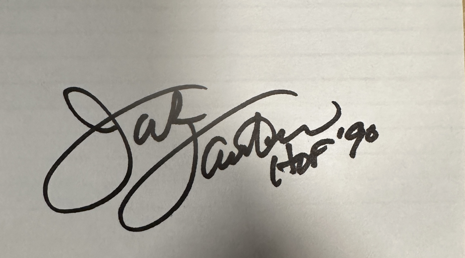 Jack Lambert Autographed Card 