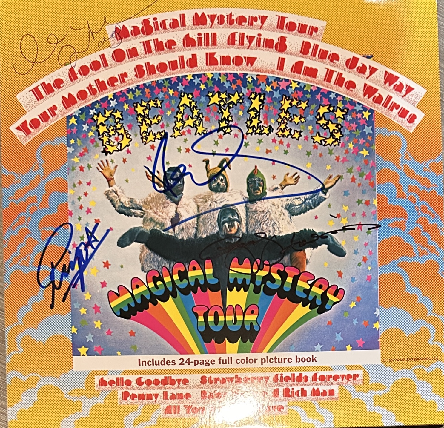The Beatles Autographed Album All 4