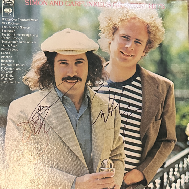 Simon and Garfunkel Autographed ALBUM 