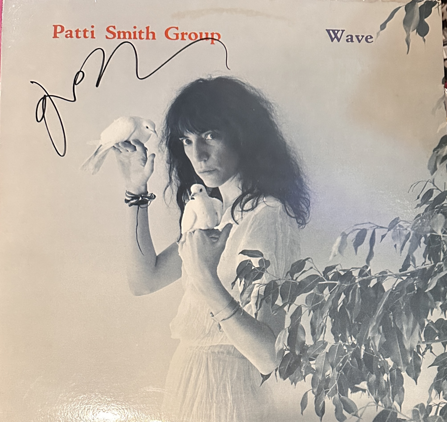 Patti Smith Autographed ALBUM 