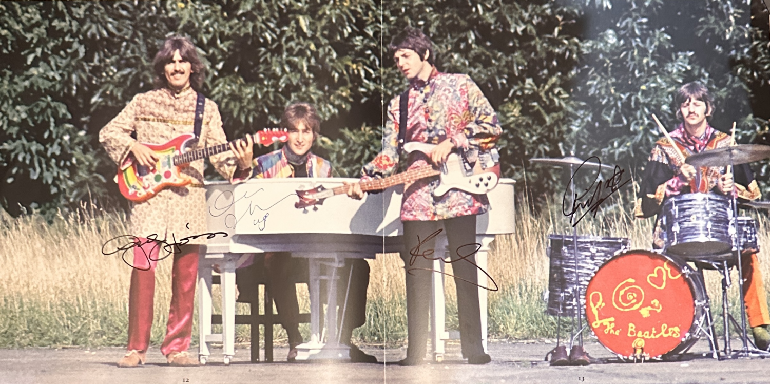 The Beatles Autographed Poster All 4