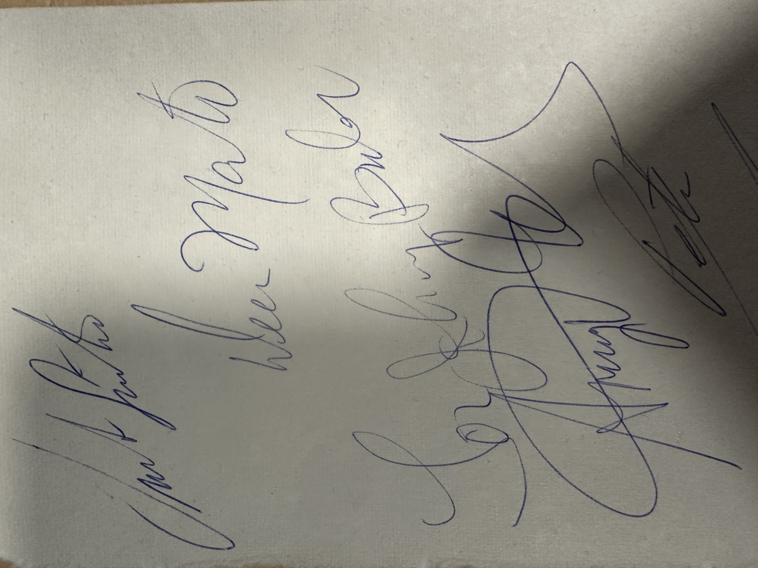 Rat Pack Autographed PAGE All 5
